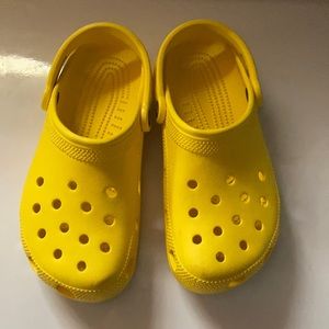 yellow crocs